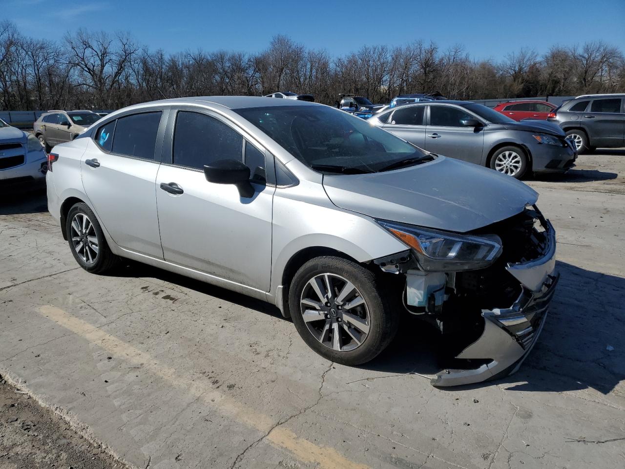 2024 Nissan Versa VIN 3N1CN8DV8RL847581 Copart auction photo, front end / minor dent/scratches damage thumbnail 4
