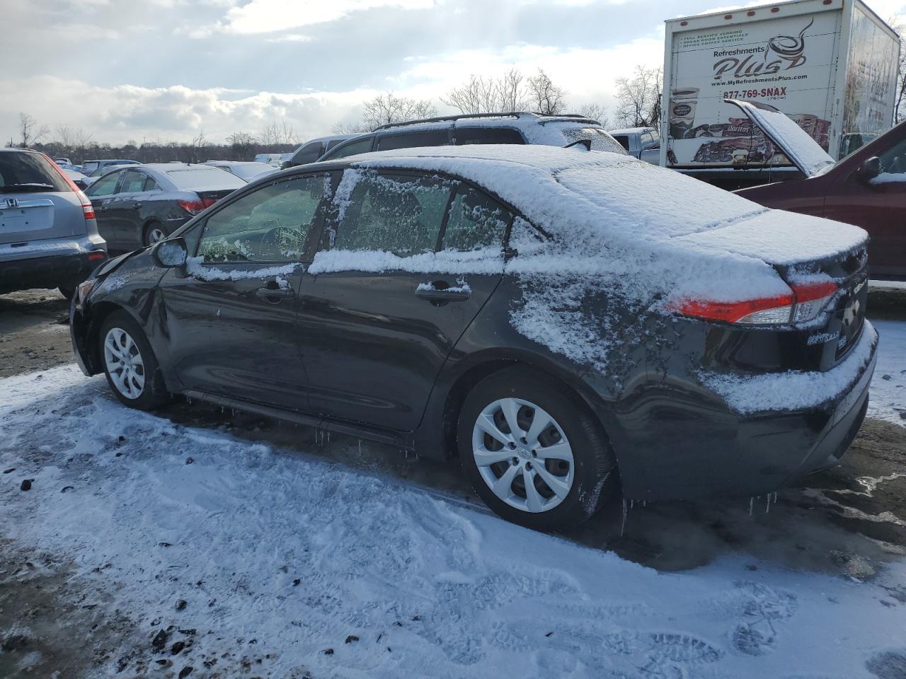 2020 Toyota Corolla VIN JTDEPRAE9LJ088559 Copart auction photo, front end / side damage thumbnail 2