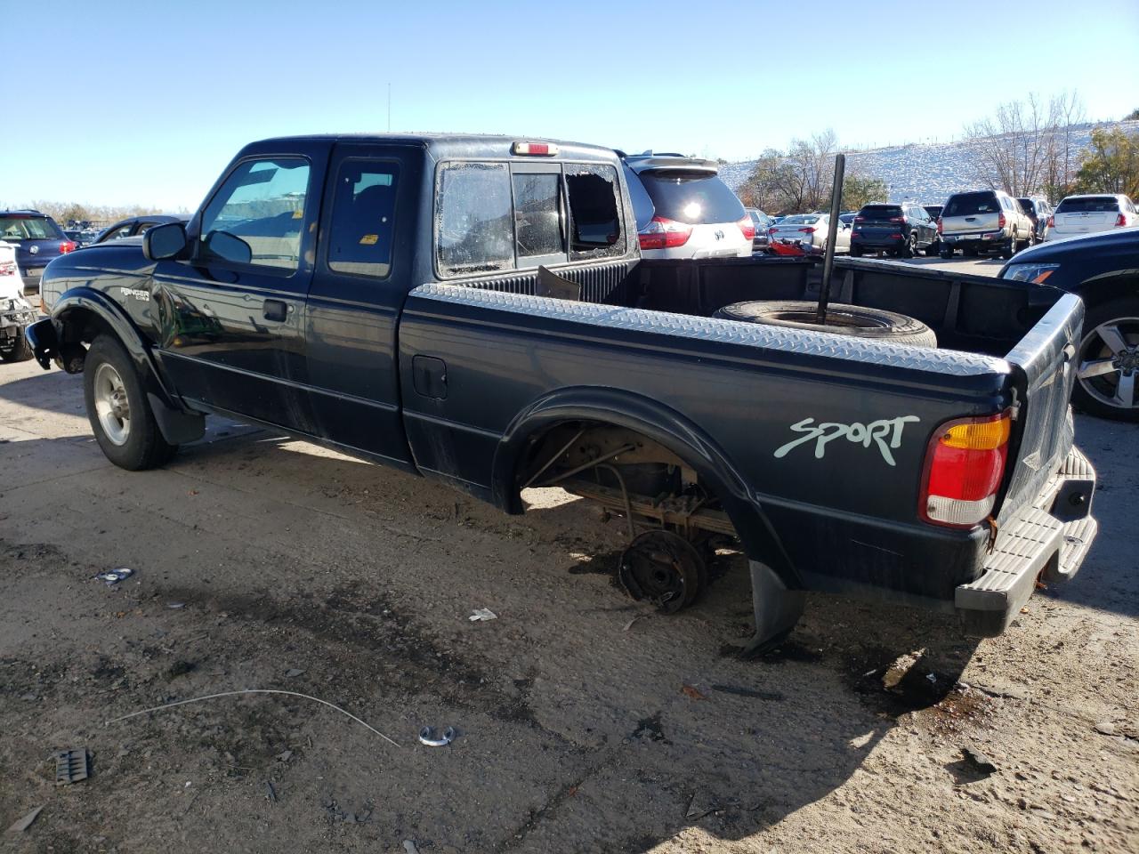 1999 Ford Ranger VIN 1FTZR15V1XPB10175 Copart auction photo, rear end / front end damage thumbnail 2