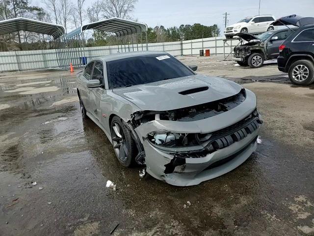 2019 Dodge Charger VIN 2C3CDXGJ7KH685559 Copart auction photo, front end / side damage thumbnail 13
