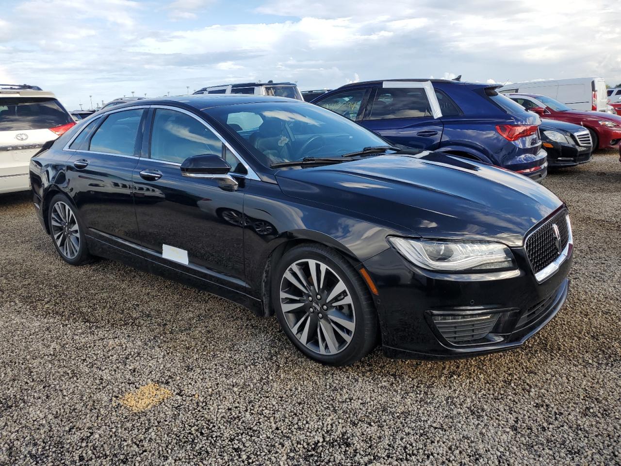 2020 Lincoln MKZ VIN 3LN6L5LU5LR603572 Copart auction photo, water/flood damage thumbnail 4