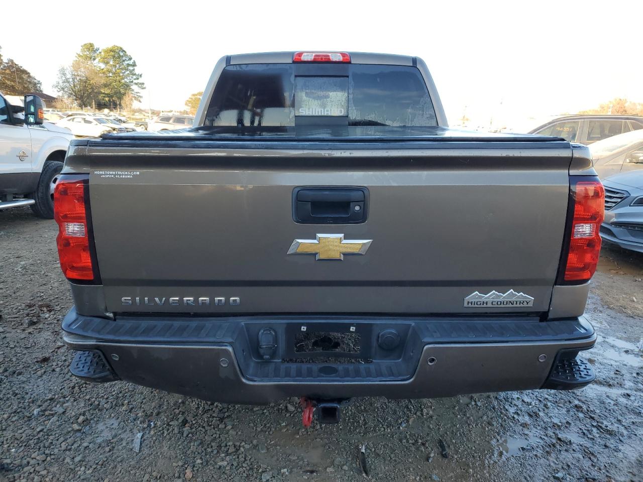 2014 Chevrolet Silverado VIN 3GCUKTEC6EG342927 Copart auction photo, rear end damage thumbnail 6
