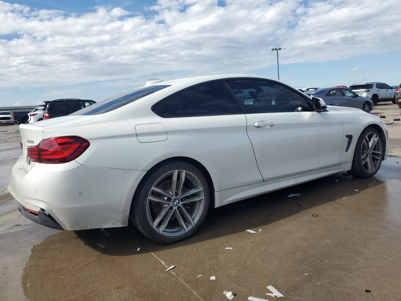2020 BMW 4er VIN WBA4W3C01LAG91521 Copart auction photo, rear end / hail damage thumbnail 3