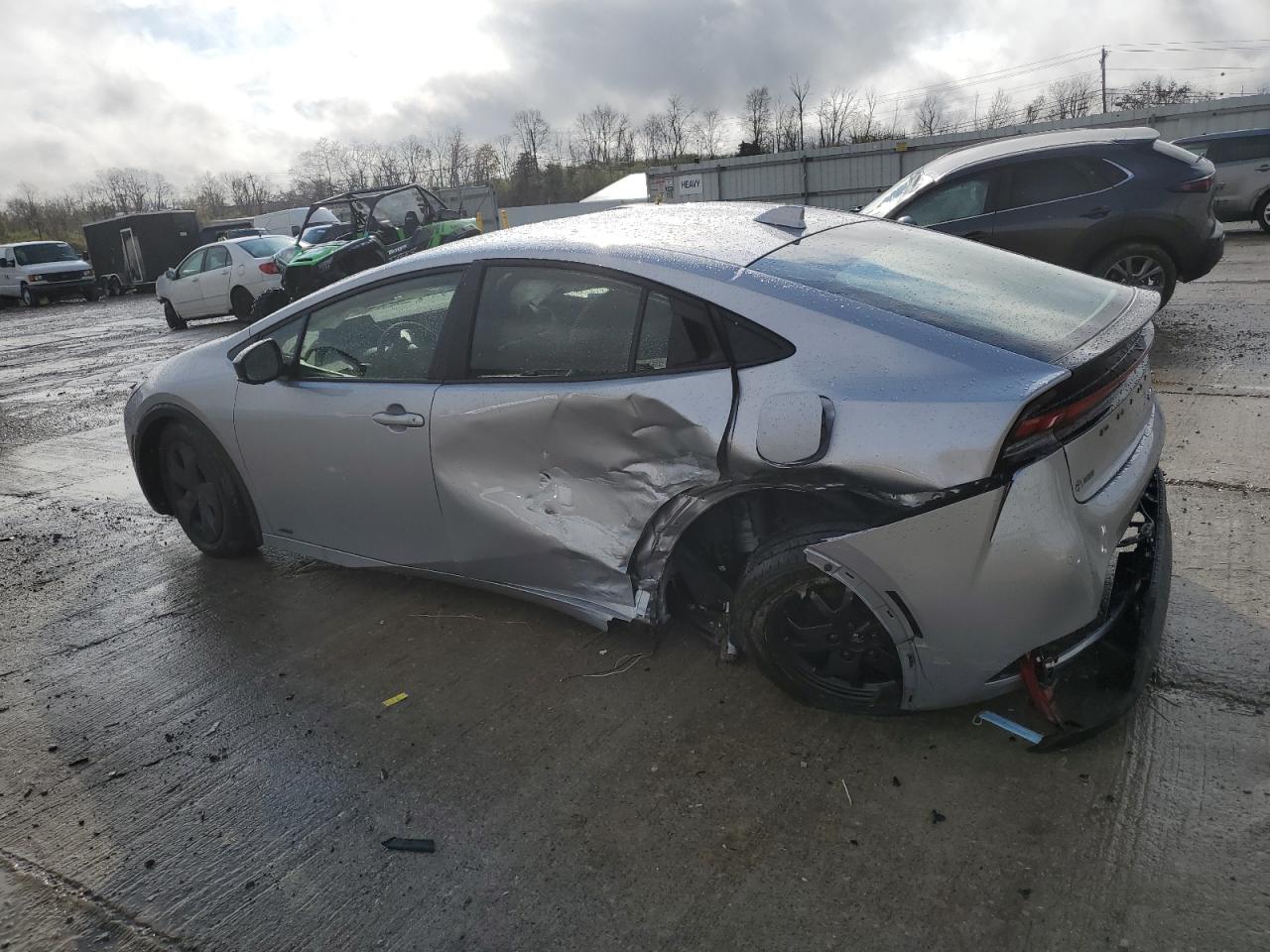 2024 Toyota Prius VIN JTDADABU9R3019124 Copart auction photo, all over / rear end damage thumbnail 2