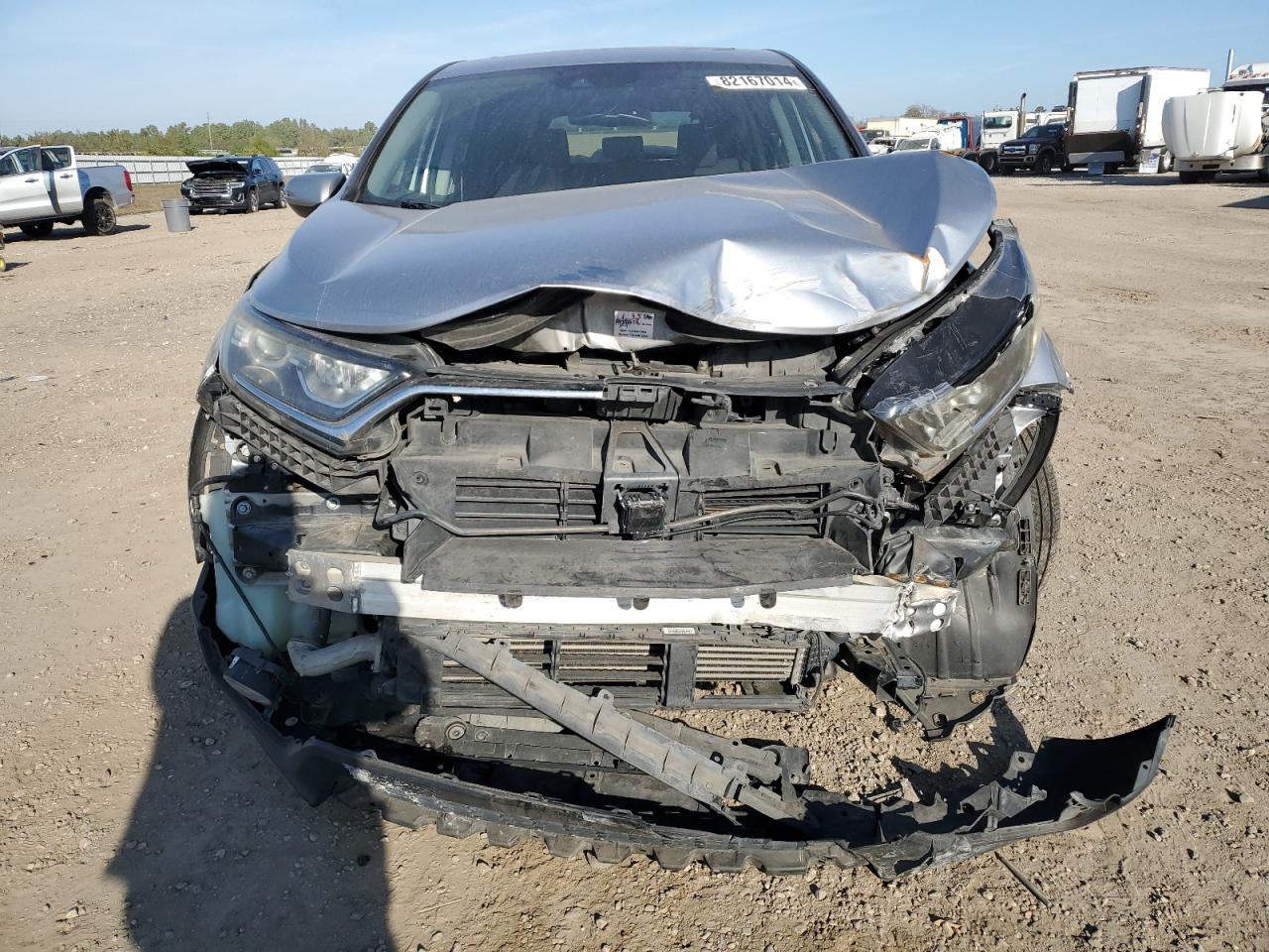 2017 Honda CR-V VIN 7FARW1H86HE009373 Copart auction photo, front end / rear end damage thumbnail 5