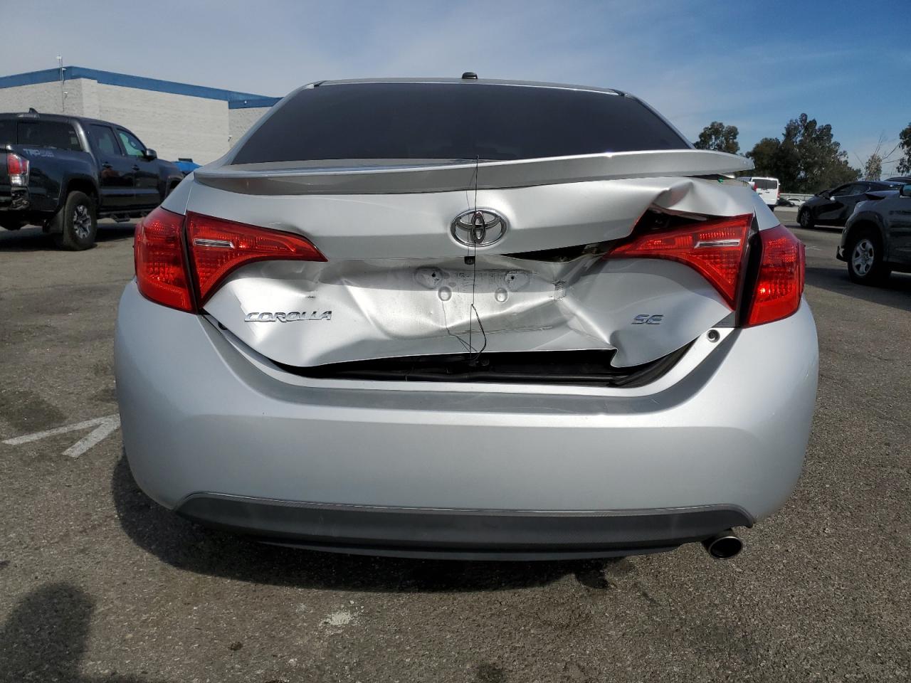 2017 Toyota Corolla VIN 2T1BURHE5HC761853 Copart auction photo, front end damage thumbnail 6