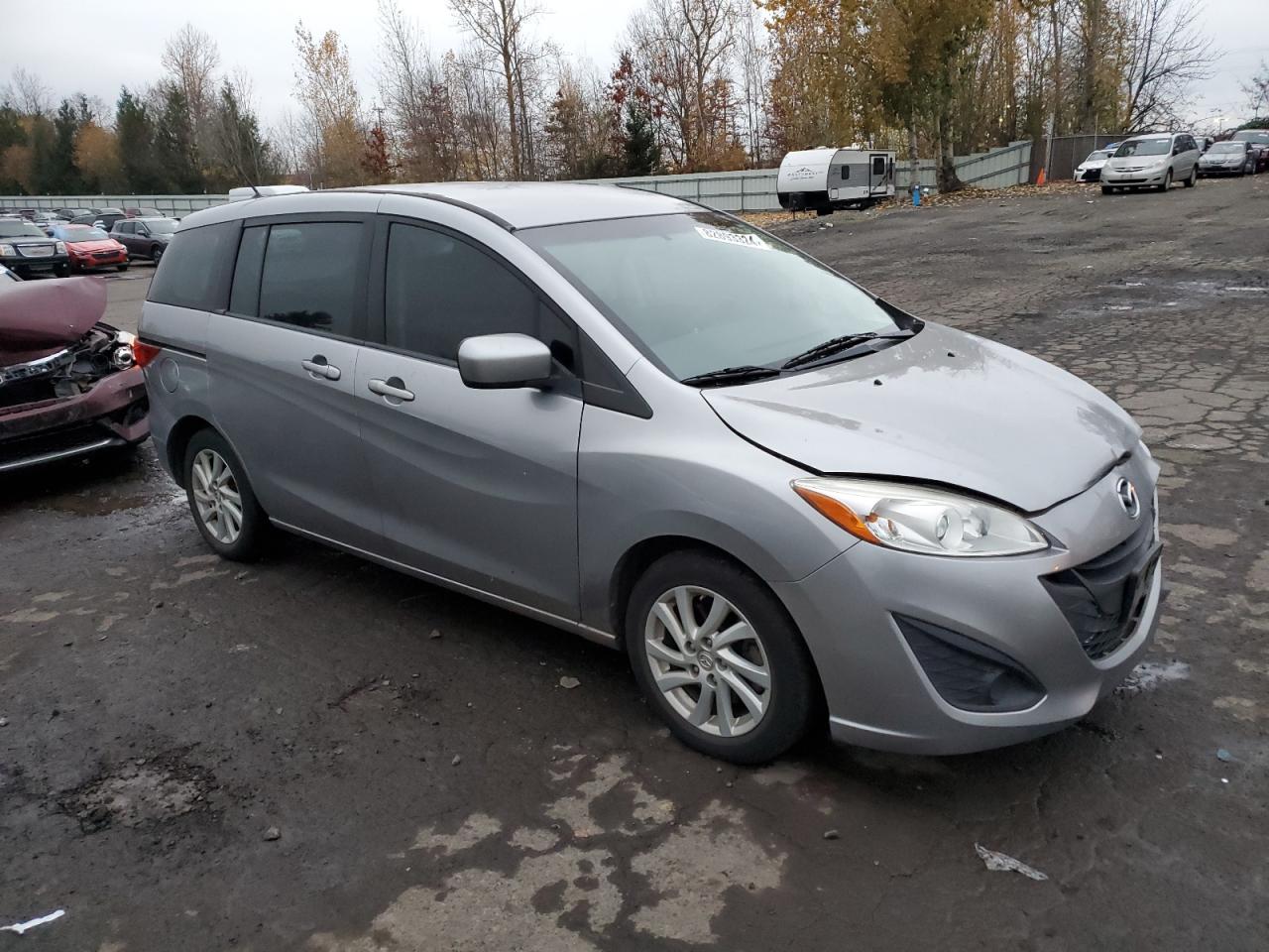 2012 Mazda 5 VIN JM1CW2BL6C0130187 Copart auction photo, front end damage thumbnail 4