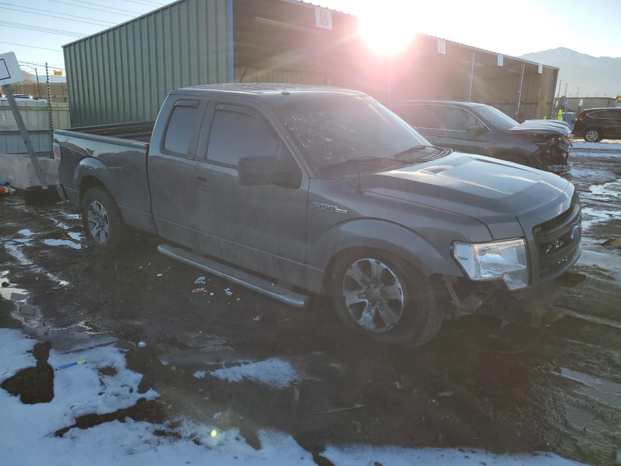 2013 Ford F-150 VIN 1FTFX1EF0DFE05917 Copart auction photo, front end / hail damage thumbnail 4