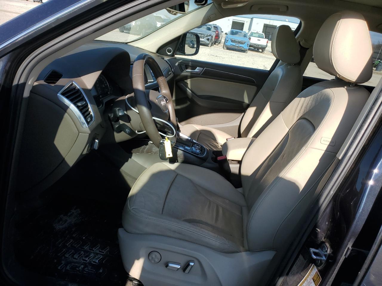 2016 Audi Q5 VIN WA1L2AFP4GA048195 Copart auction photo, front end / side damage thumbnail 7