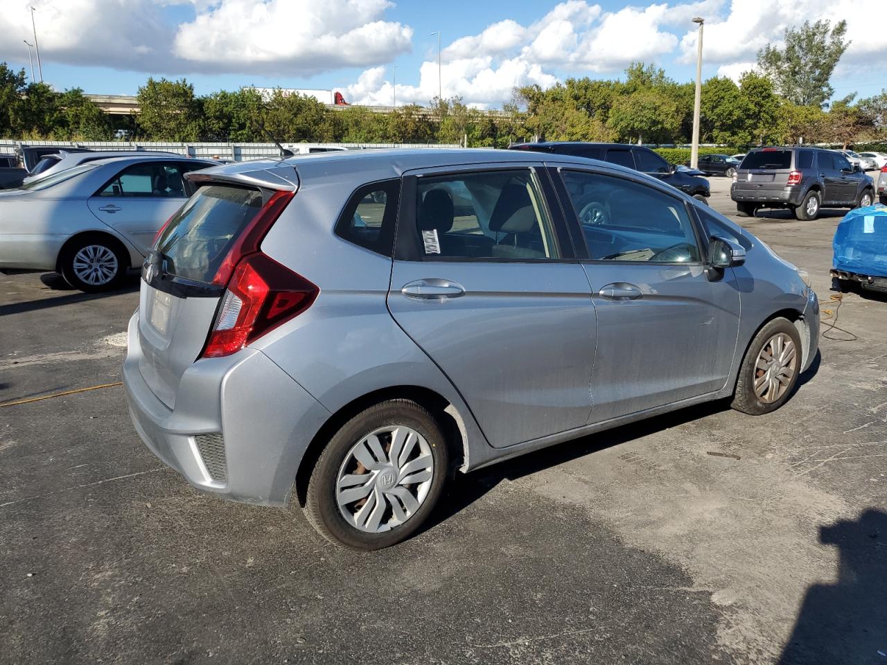 2017 Honda Fit VIN JHMGK5H54HS024113 Copart auction photo, side damage thumbnail 3
