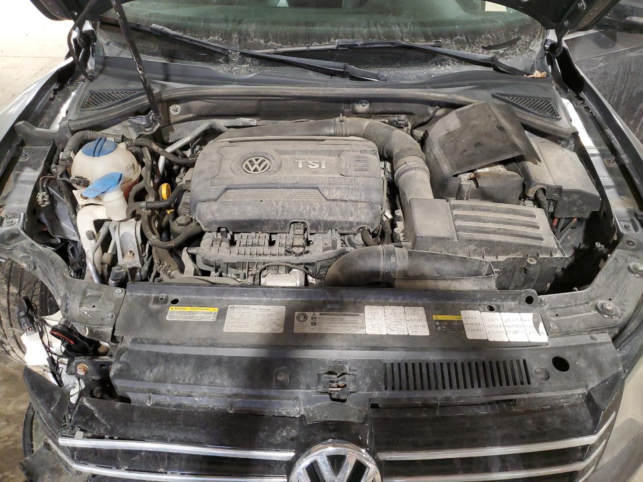 2015 Volkswagen Passat VIN 1VWBS7A36FC031147 Copart auction photo, front end / undercarriage damage thumbnail 11