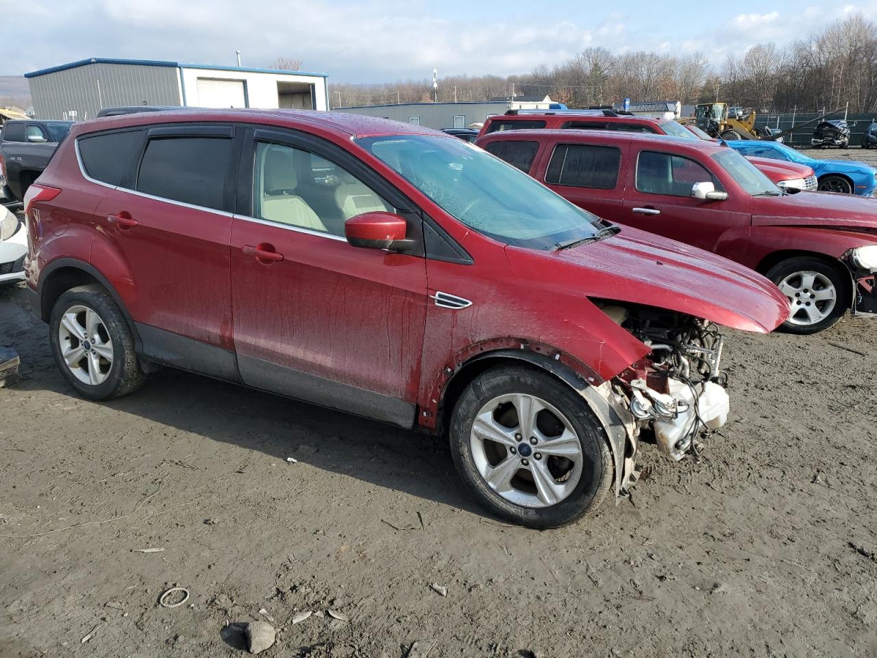 2015 Ford Escape VIN 1FMCU9GXXFUC39433 Copart auction photo, front end damage thumbnail 4