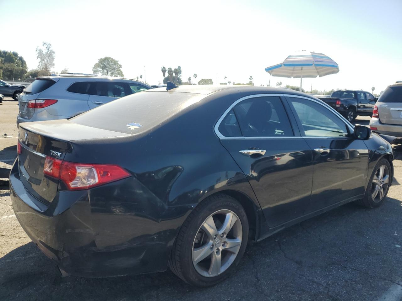 2011 Acura TSX VIN JH4CU2F60BC010424 Copart auction photo, front end damage thumbnail 3