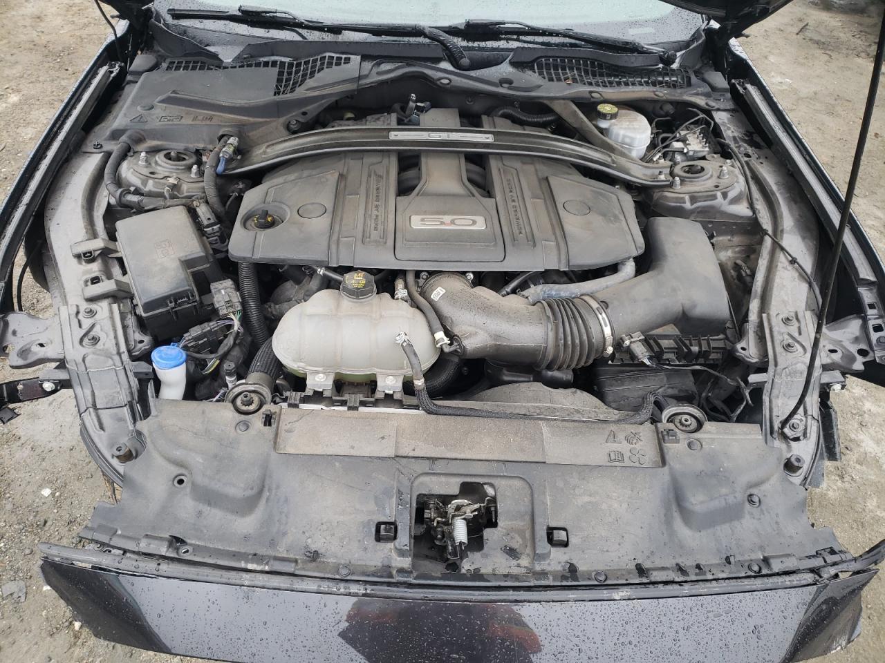 2022 Ford Mustang VIN 1FA6P8CF0N5111815 Copart auction photo, all over damage thumbnail 13