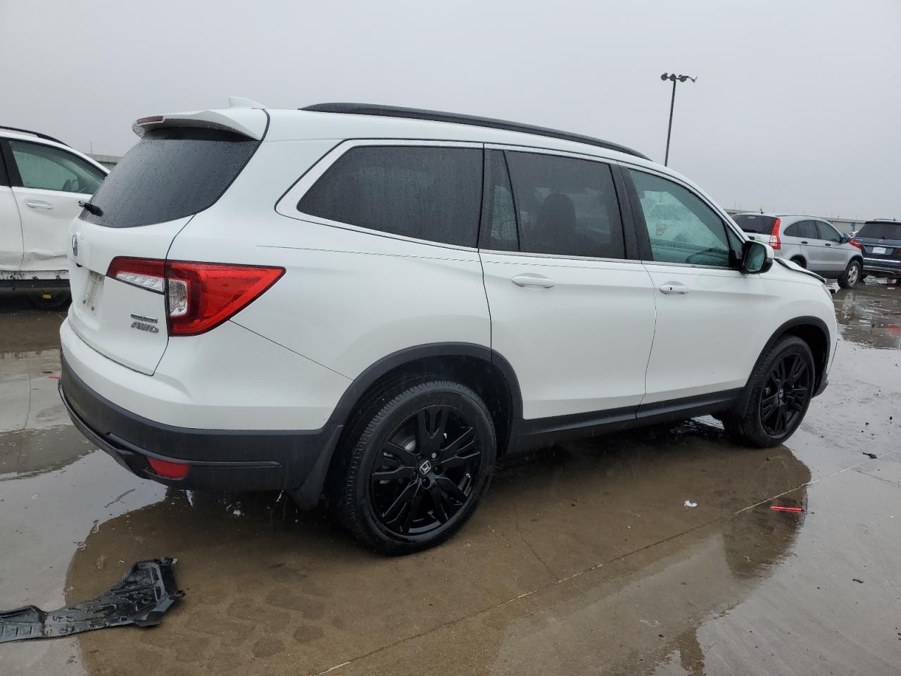 2021 Honda Pilot VIN 5FNYF6H26MB020769 Copart auction photo, front end damage thumbnail 3