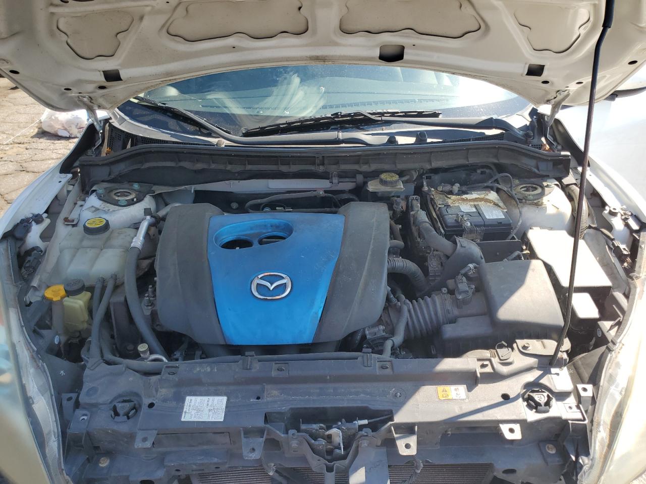 2012 Mazda 3 VIN JM1BL1V8XC1649999 Copart auction photo, front end damage thumbnail 12