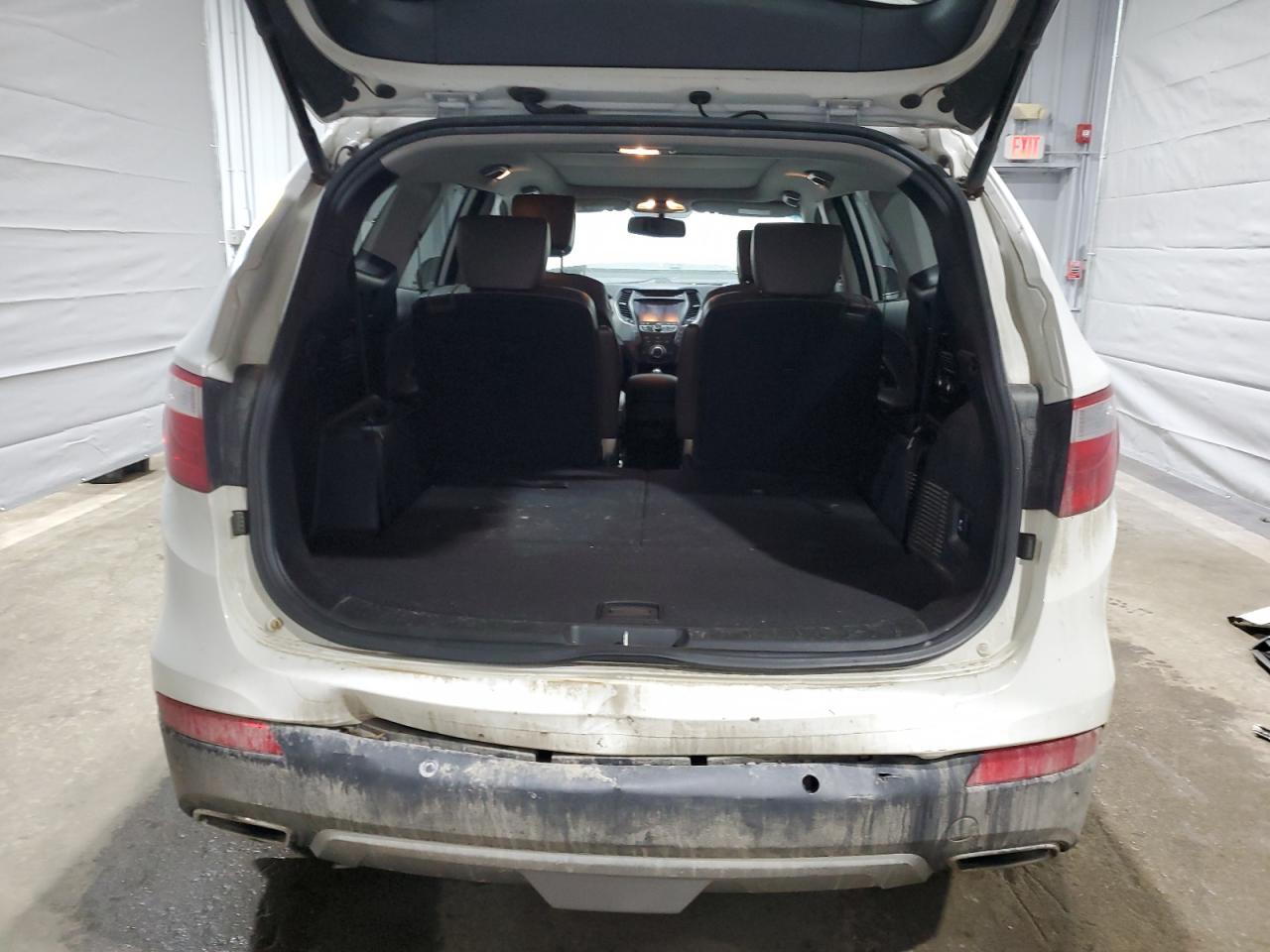 2015 Hyundai Santa Fe VIN KM8SRDHF3FU096590 Copart auction photo, front end / rear end damage thumbnail 6
