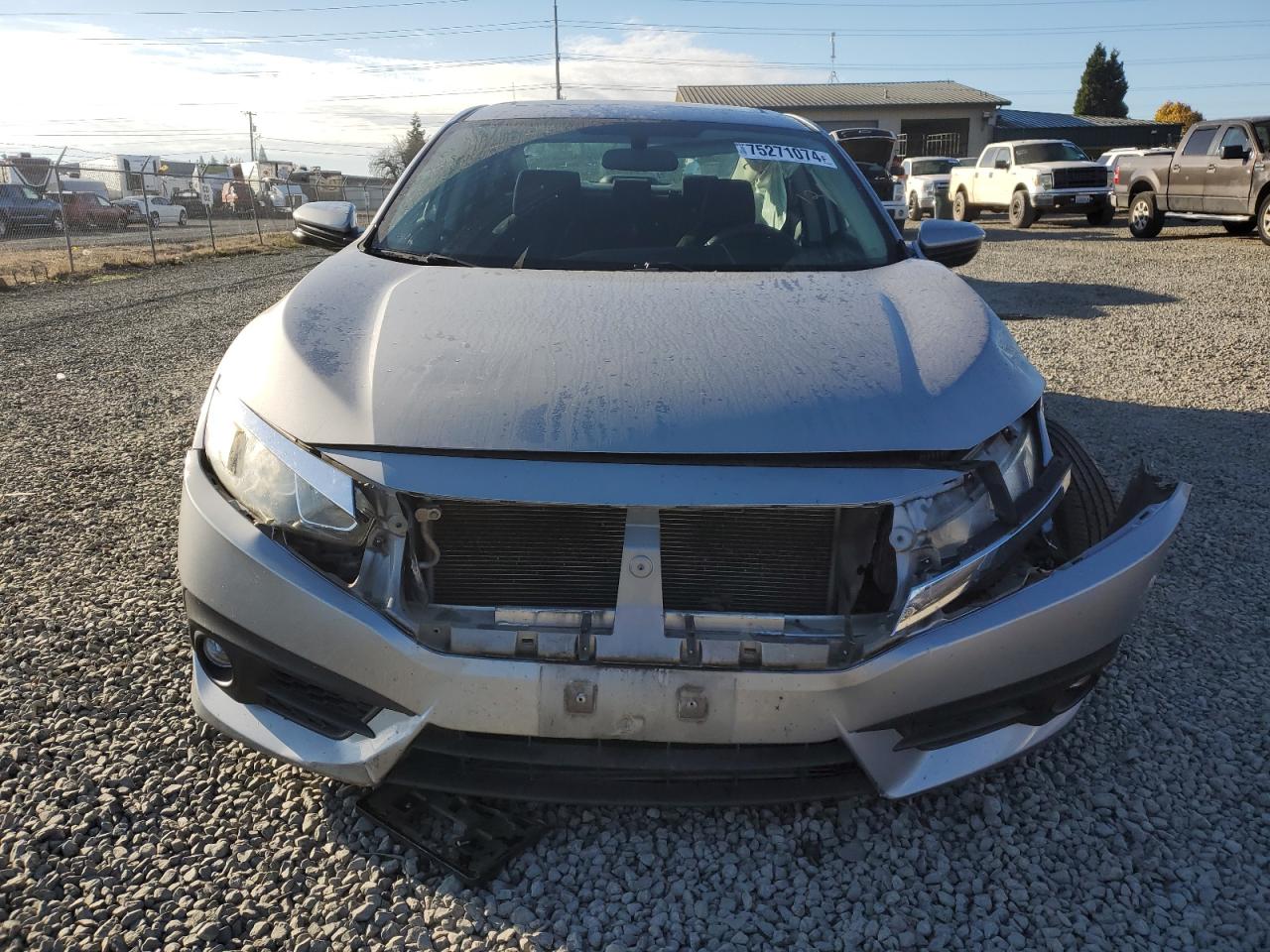 2016 Honda Civic VIN 2HGFC1F35GH647719 Copart auction photo, front end damage thumbnail 5