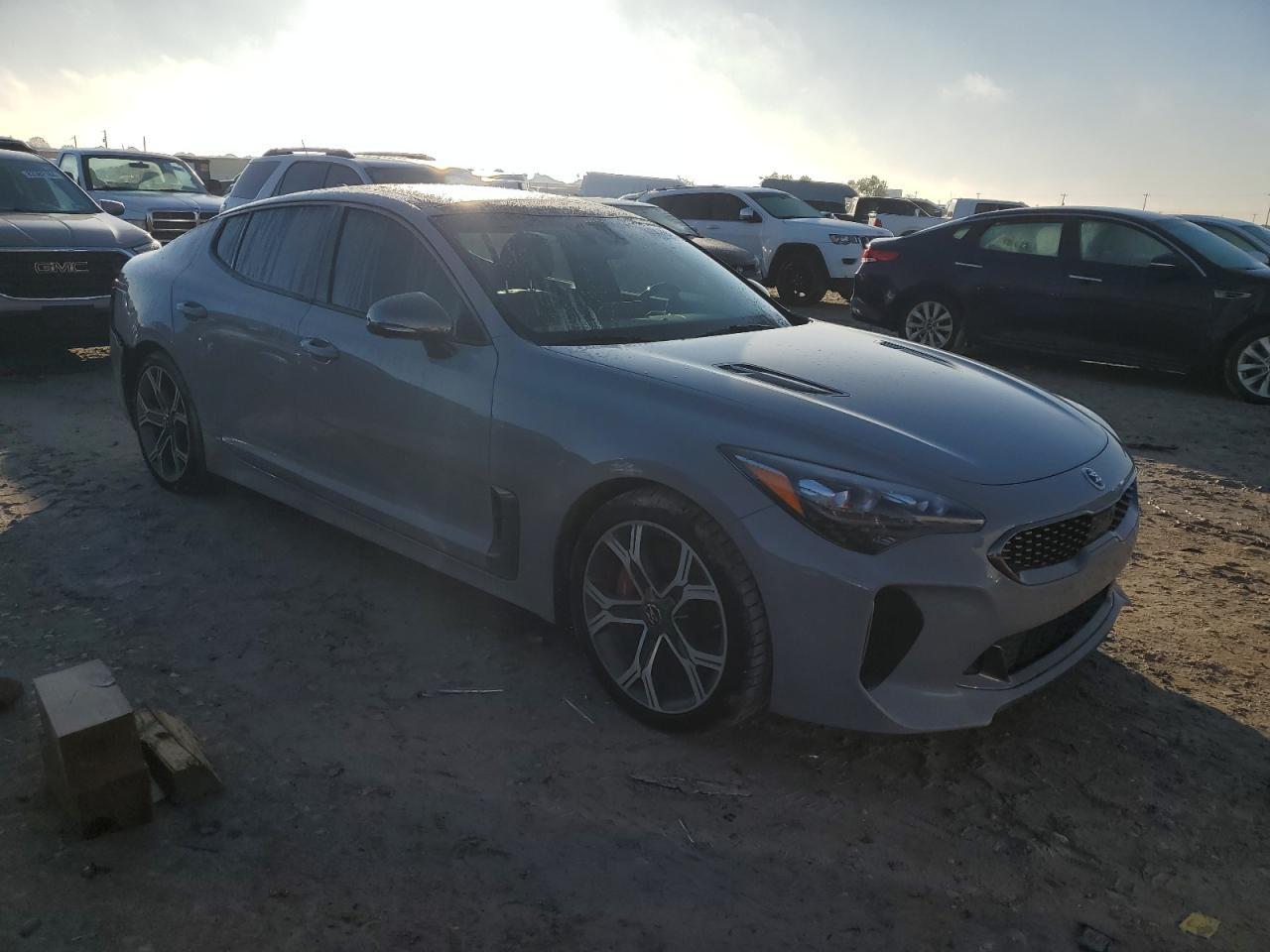 2019 KIA Stinger VIN KNAE55LC8K6064018 Copart auction photo, side damage thumbnail 4