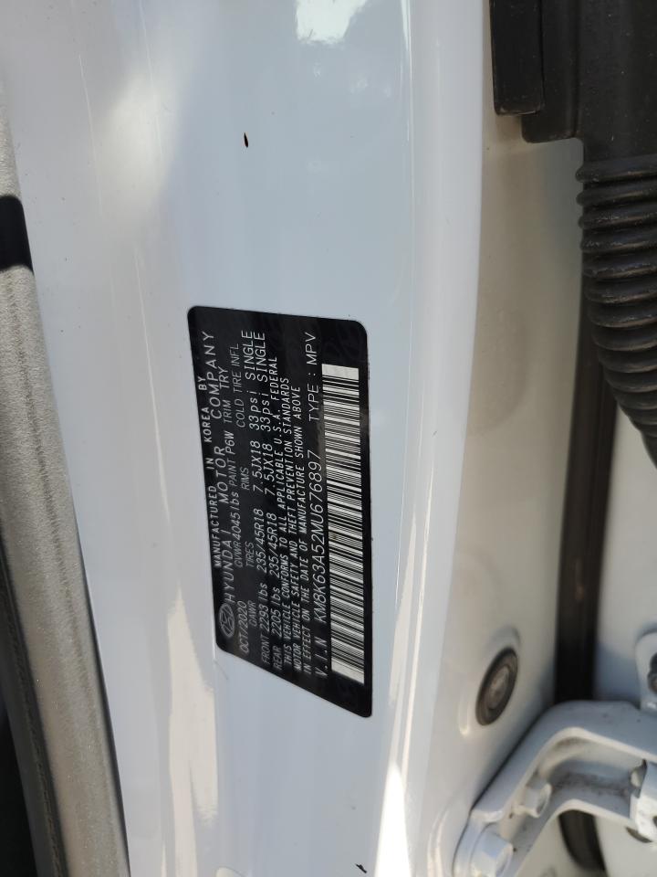 2021 Hyundai Kona VIN KM8K63A52MU676897 Copart auction photo, water/flood damage thumbnail 14