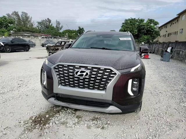 2021 Hyundai Palisade VIN KM8R34HE5MU285388 Copart auction photo, rear end damage thumbnail 12