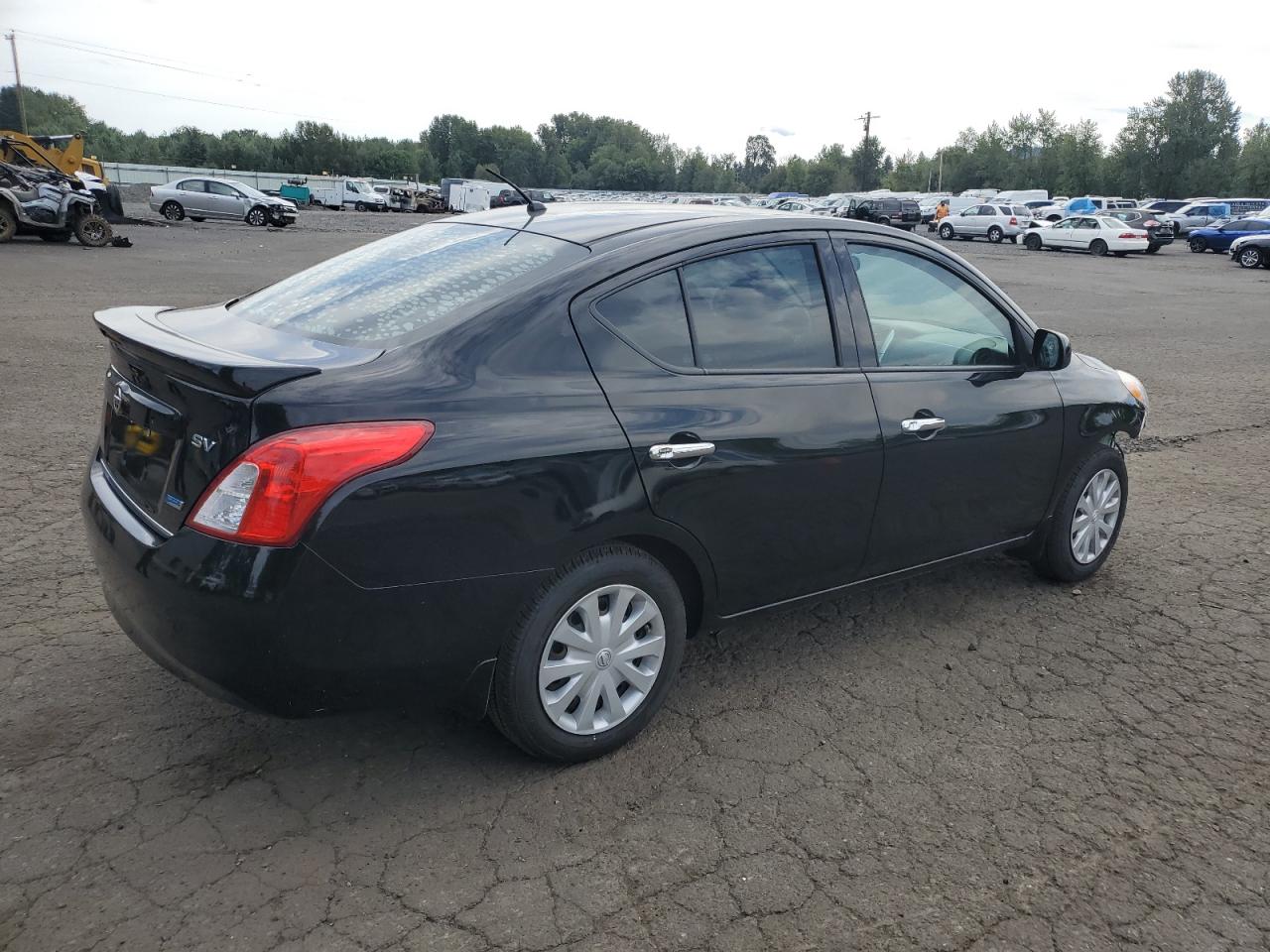 2014 Nissan Versa VIN 3N1CN7AP7EK458253 Copart auction photo, front end damage thumbnail 3
