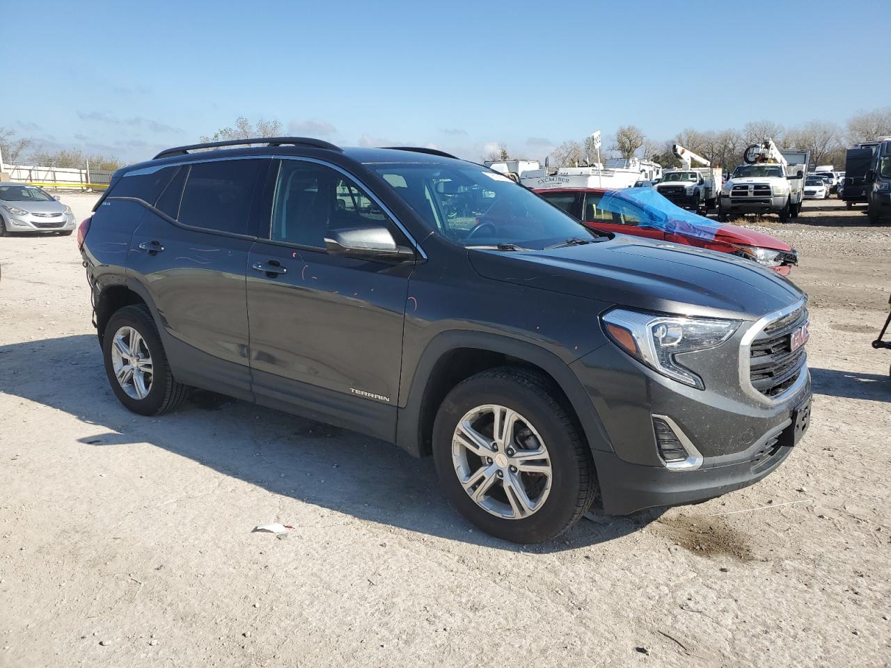 2018 GMC Terrain VIN 3GKALTEVXJL207165 Copart auction photo, rear end / minor dent/scratches damage thumbnail 4