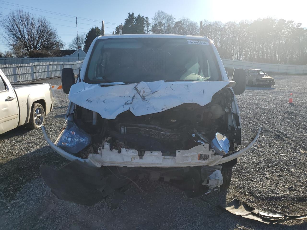2018 Ford Transit VIN 1FTYE1ZM3JKB28111 Copart auction photo, front end / minor dent/scratches damage thumbnail 5