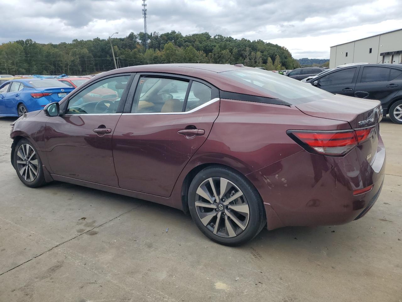 2020 Nissan Sentra VIN 3N1AB8CV2LY306165 Copart auction photo, front end damage thumbnail 2