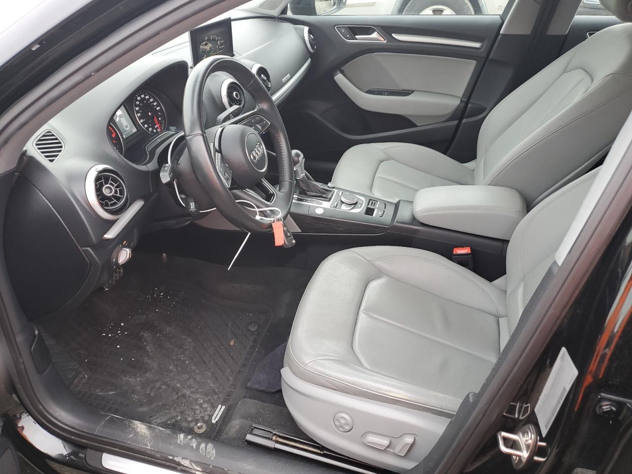 2017 Audi A3 VIN WAUB8GFF3H1060914 Copart auction photo, side damage thumbnail 7