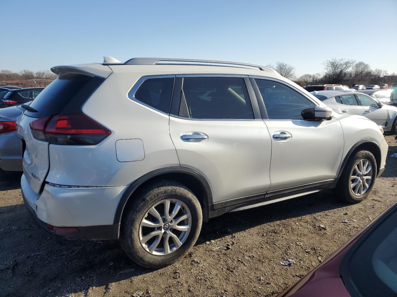 2018 Nissan Rogue VIN 5N1AT2MV8JC787207 Copart auction photo, rear end / minor dent/scratches damage thumbnail 3