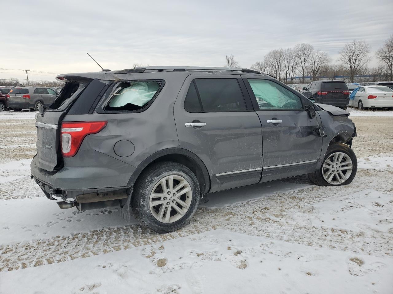 2013 Ford Explorer VIN 1FM5K8D89DGA63458 Copart auction photo, all over / undercarriage damage thumbnail 3