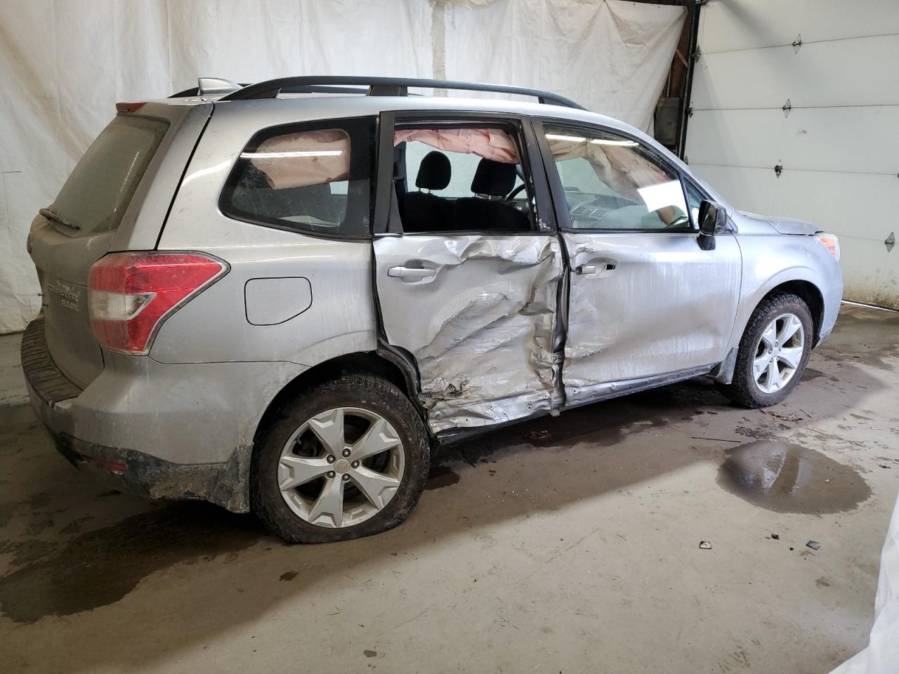 2016 Subaru Forester VIN JF2SJABC3GH438527 Copart auction photo, side damage thumbnail 3