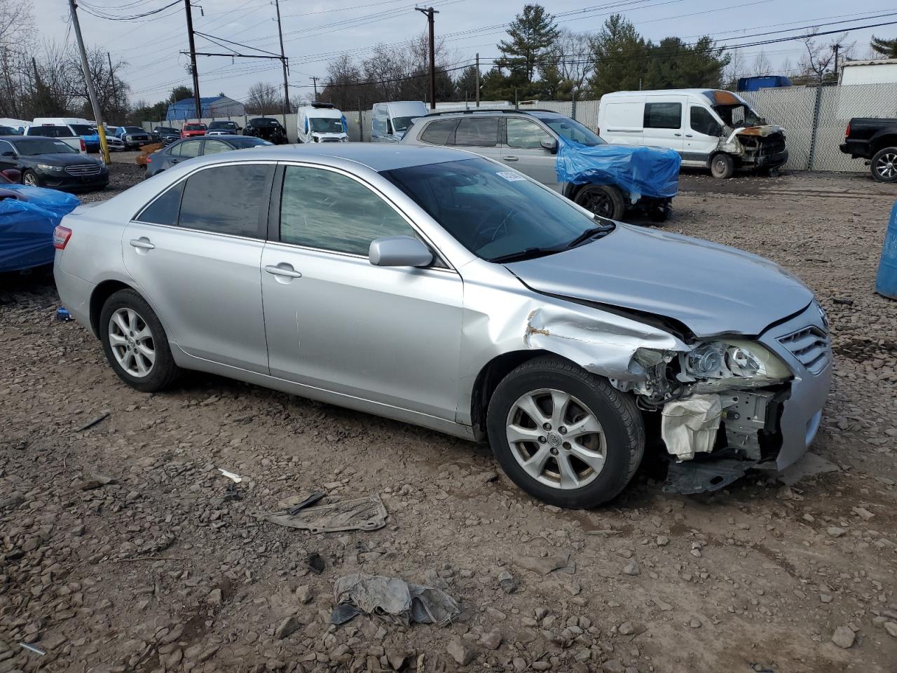 2011 Toyota Camry VIN 4T4BF3EK6BR205161 Copart auction photo, front end damage thumbnail 4