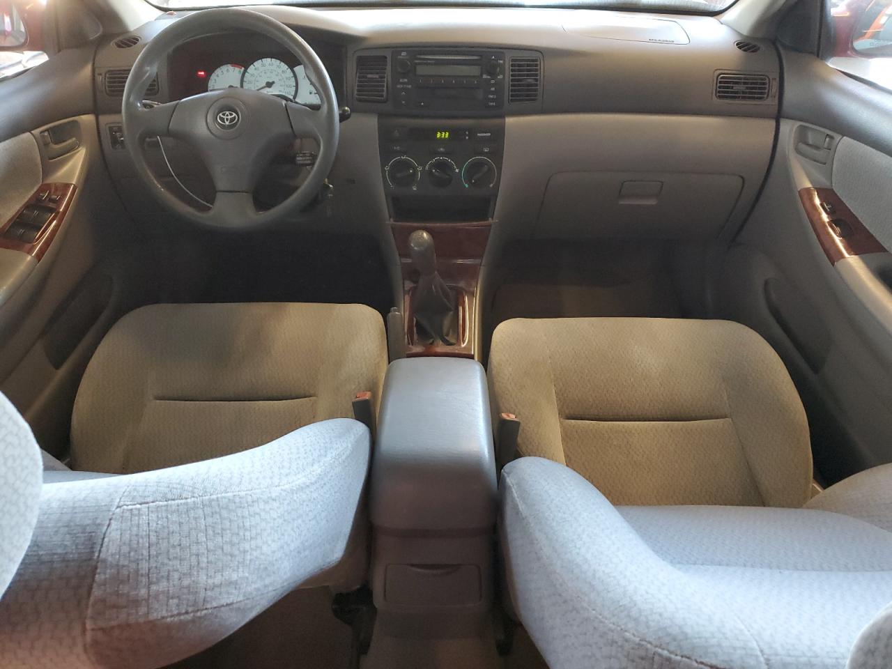 2003 Toyota Corolla VIN 1NXBR38E93Z117102 Copart auction photo, minor dent/scratches damage thumbnail 8