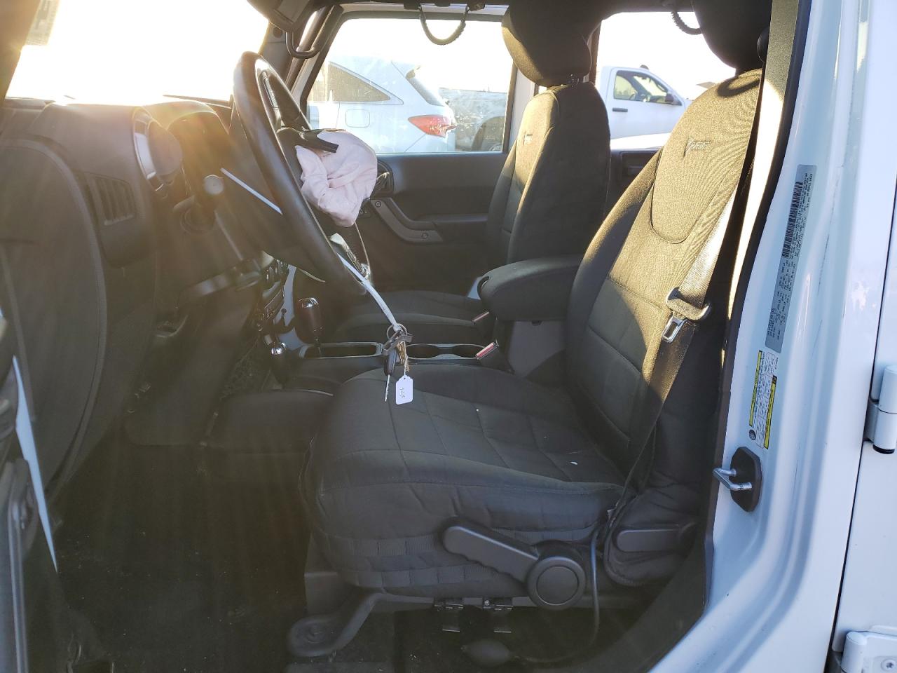 2017 Jeep Wrangler VIN 1C4BJWDG3HL715056 Copart auction photo, all over damage thumbnail 7