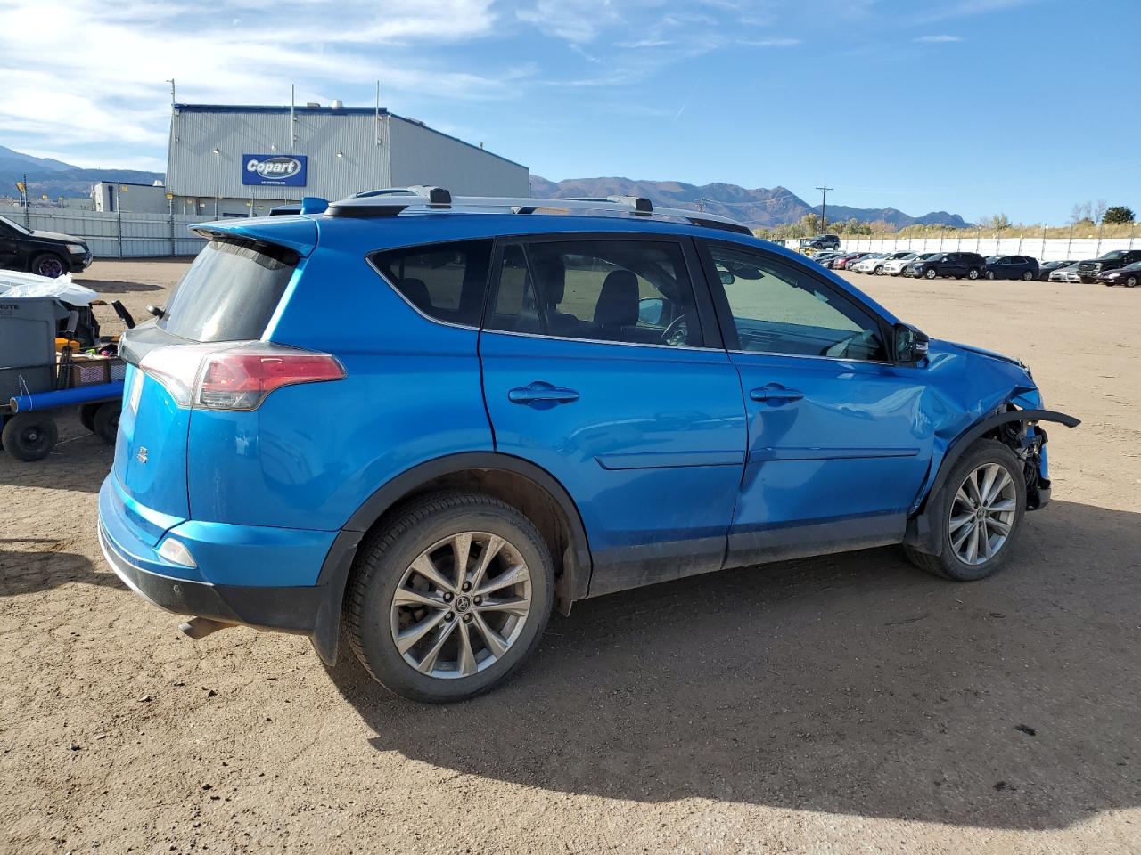 2016 Toyota RAV 4 VIN 2T3JFREV7GW456871 Copart auction photo, front end / side damage thumbnail 3