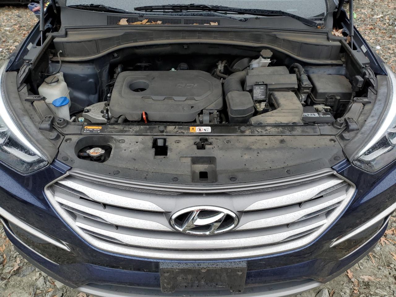 2017 Hyundai Santa Fe VIN 5XYZT3LBXHG494810 Copart auction photo, vandalism damage thumbnail 12