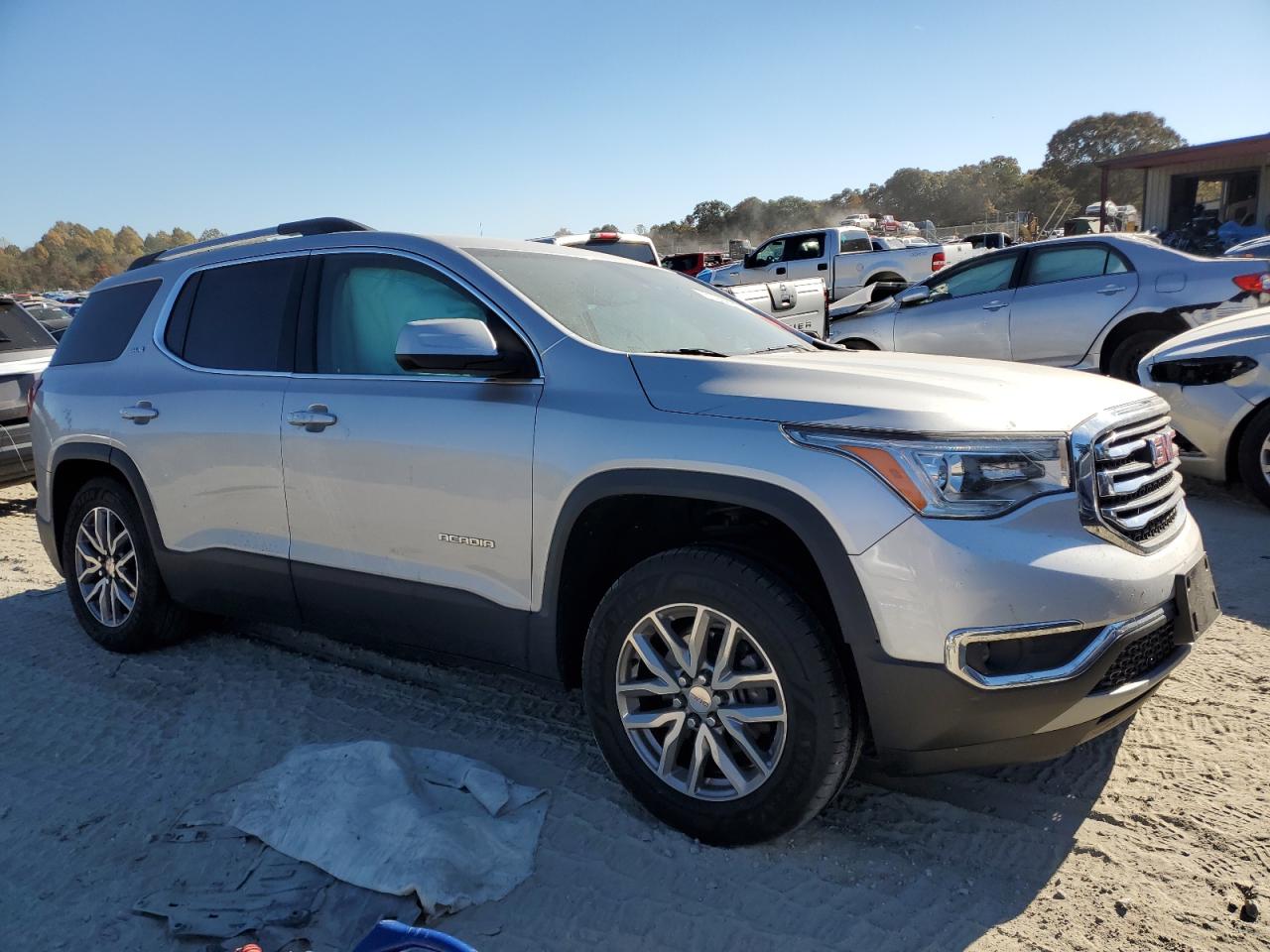 2018 GMC Acadia VIN 1GKKNSLA2JZ127389 Copart auction photo, all over / undercarriage damage thumbnail 4