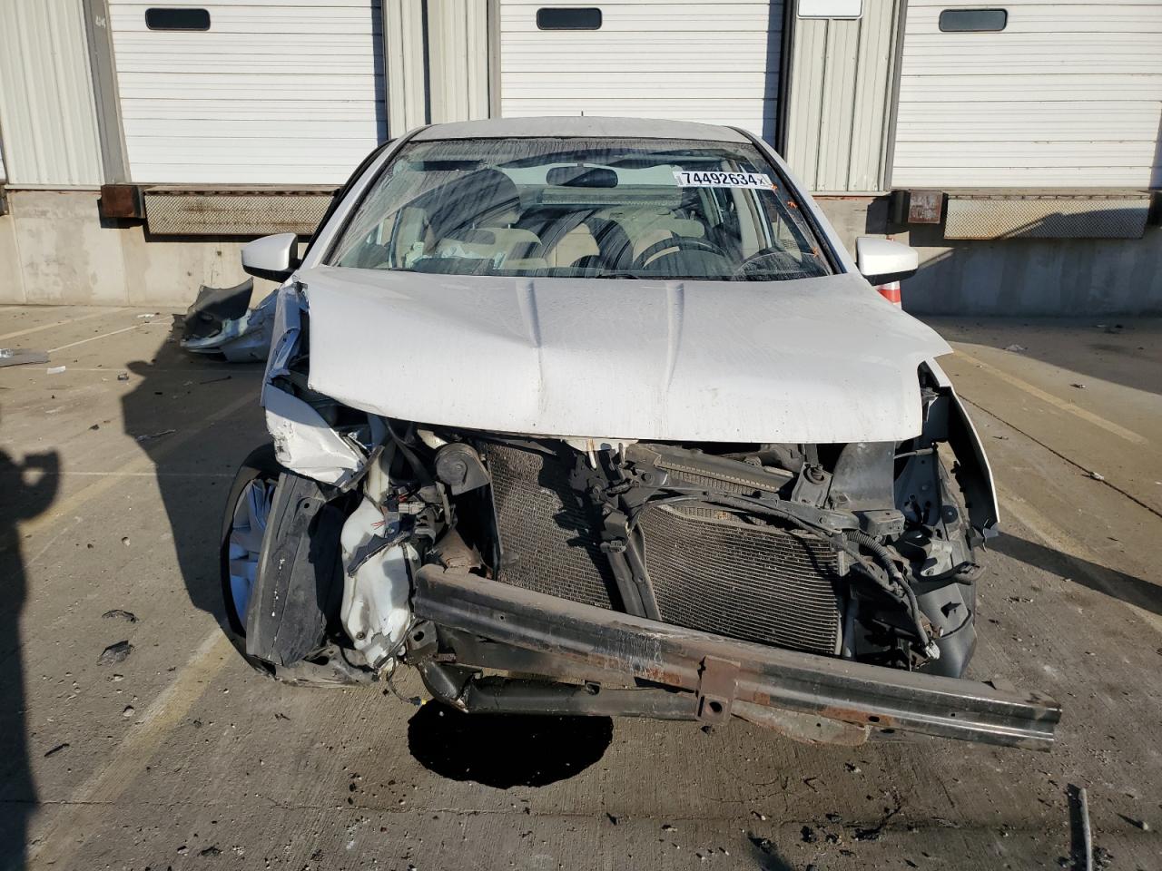 2011 Nissan Sentra VIN 3N1AB6APXBL714711 Copart auction photo, front end / rear end damage thumbnail 5