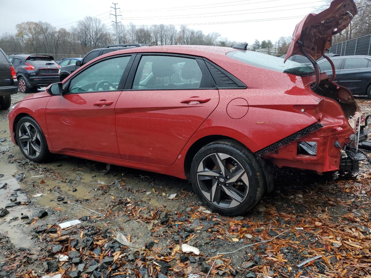 2023 Hyundai Elantra VIN KMHLS4AGXPU414069 Copart auction photo, rear end damage thumbnail 2