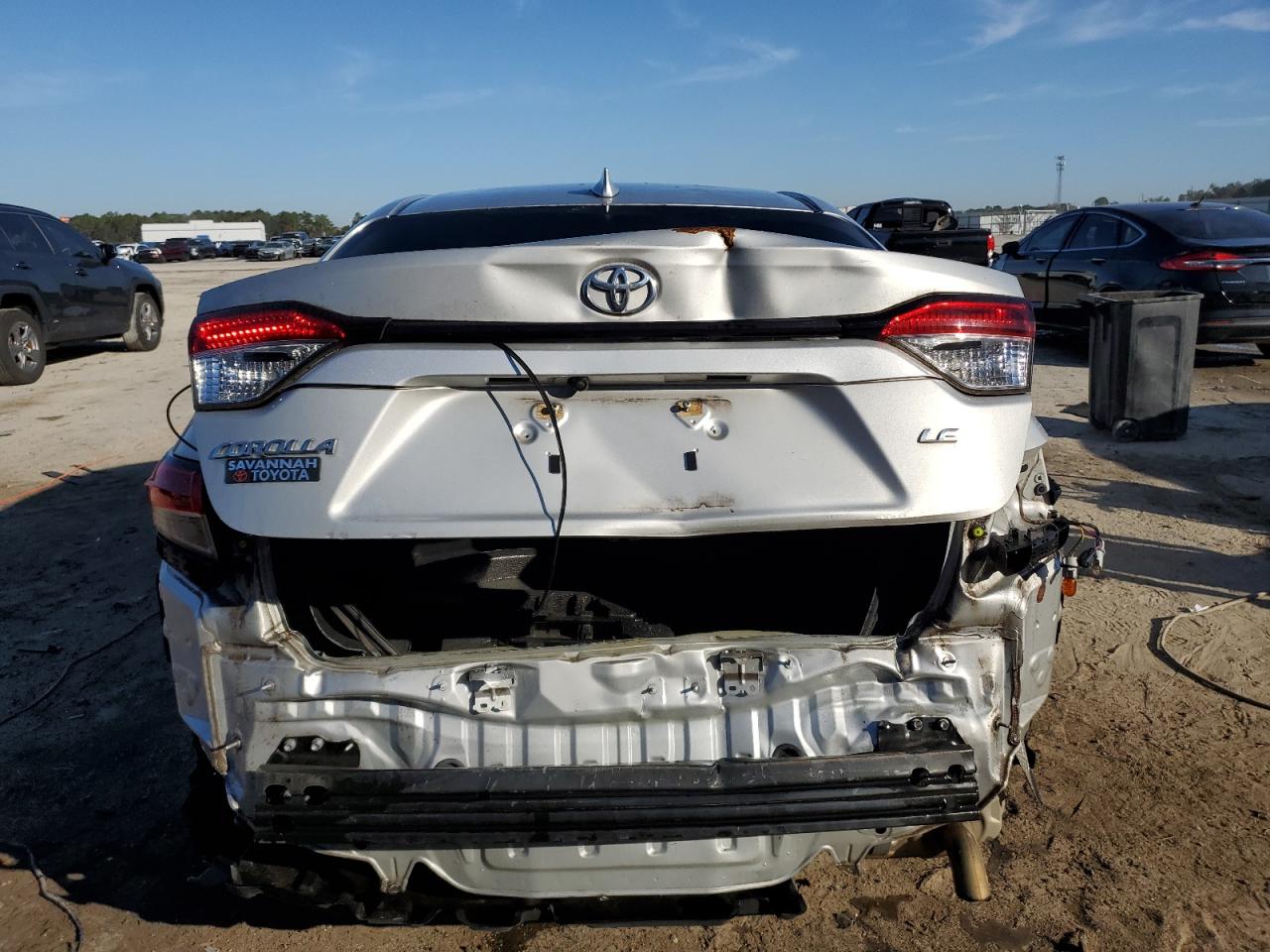 2021 Toyota Corolla VIN 5YFEPMAEXMP214119 Copart auction photo, rear end damage thumbnail 6