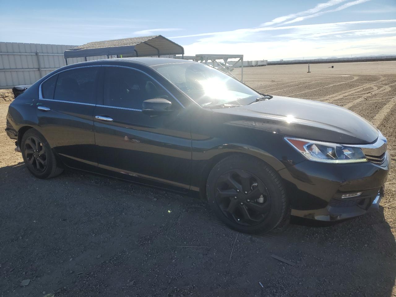 2016 Honda Accord VIN 1HGCR3F0XGA008706 Copart auction photo, rear end damage thumbnail 4