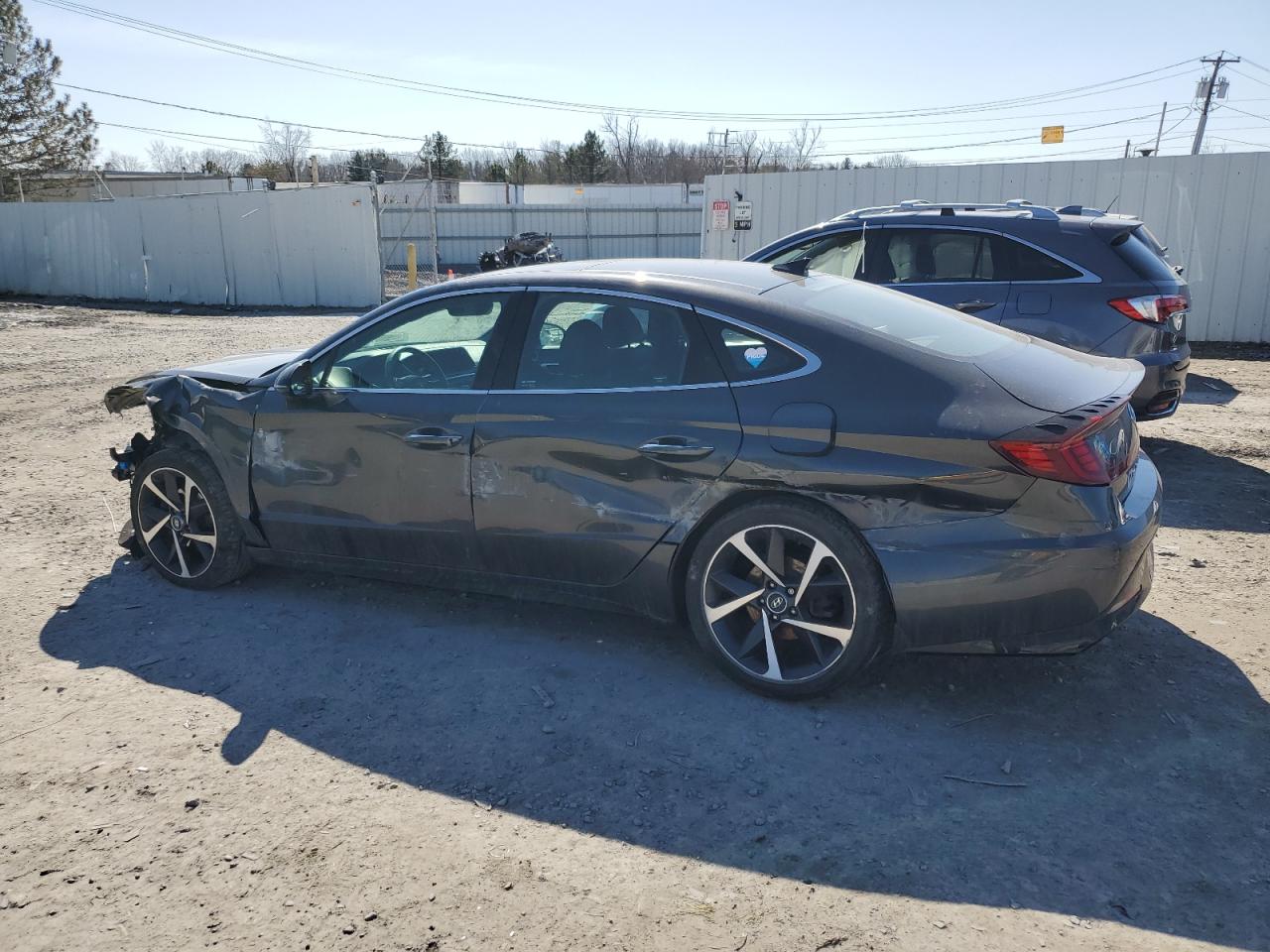 2022 Hyundai Sonata VIN 5NPEJ4J29NH139290 Copart auction photo, front end / all over damage thumbnail 2