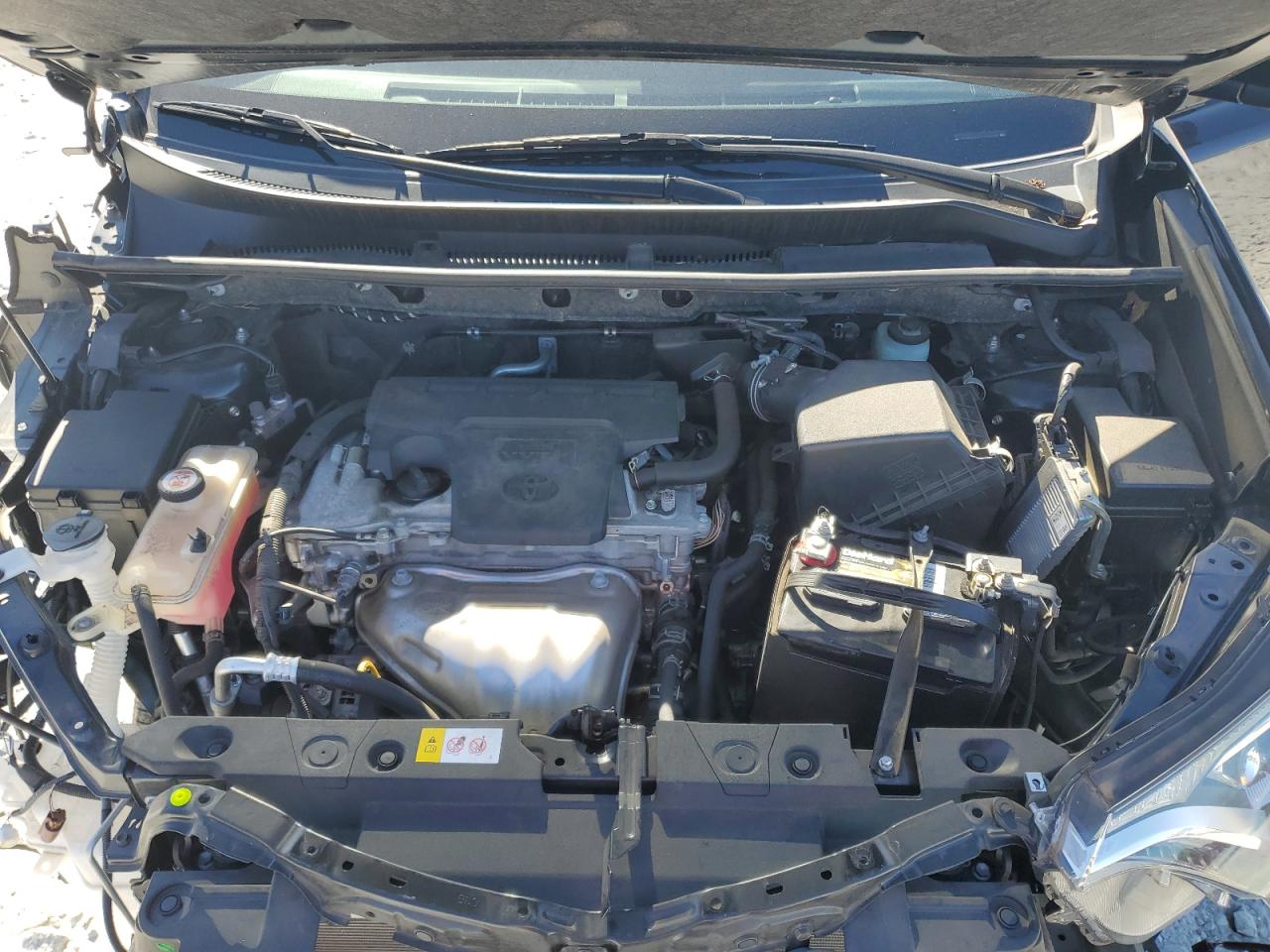2018 Toyota RAV 4 VIN JTMZFREV7JJ730529 Copart auction photo, front end / side damage thumbnail 12