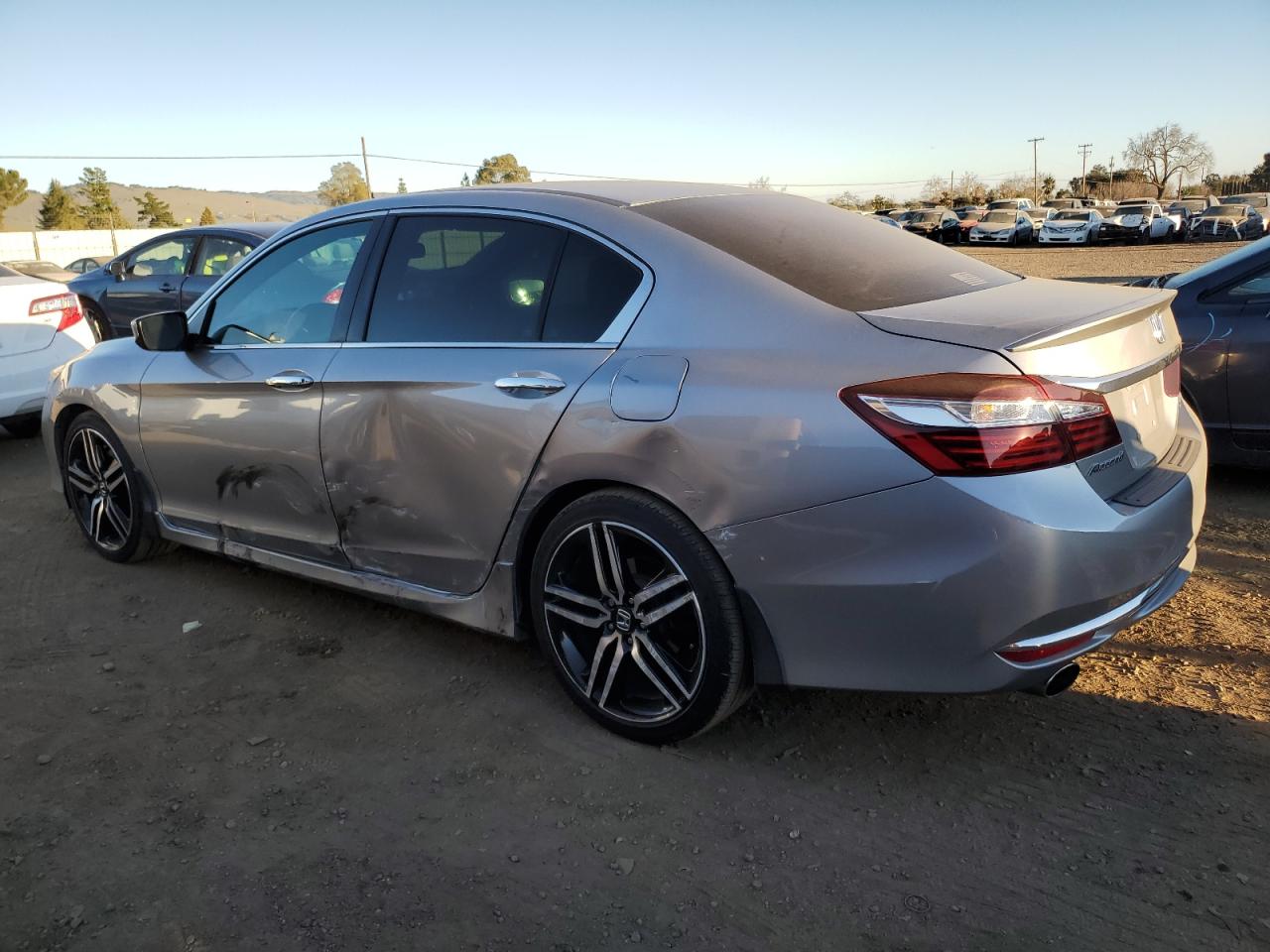 2017 Honda Accord VIN 1HGCR2F58HA269212 Copart auction photo, all over damage thumbnail 2