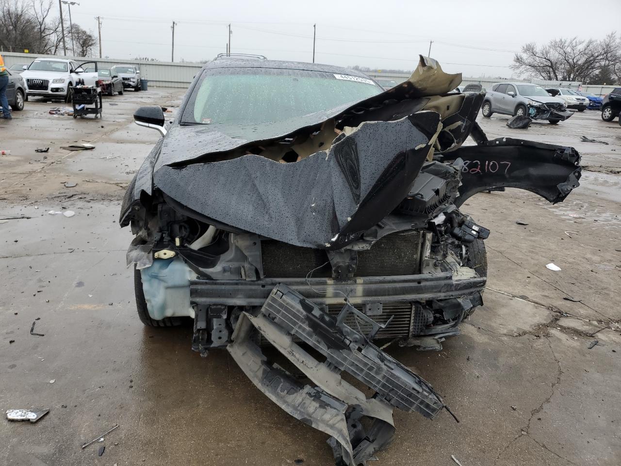 2016 Lincoln MKZ VIN 3LN6L2G95GR615490 Copart auction photo, front end / side damage thumbnail 5