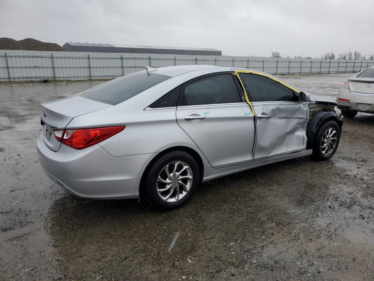 2011 Hyundai Sonata VIN 5NPEB4AC0BH153953 Copart auction photo, front end / side damage thumbnail 3