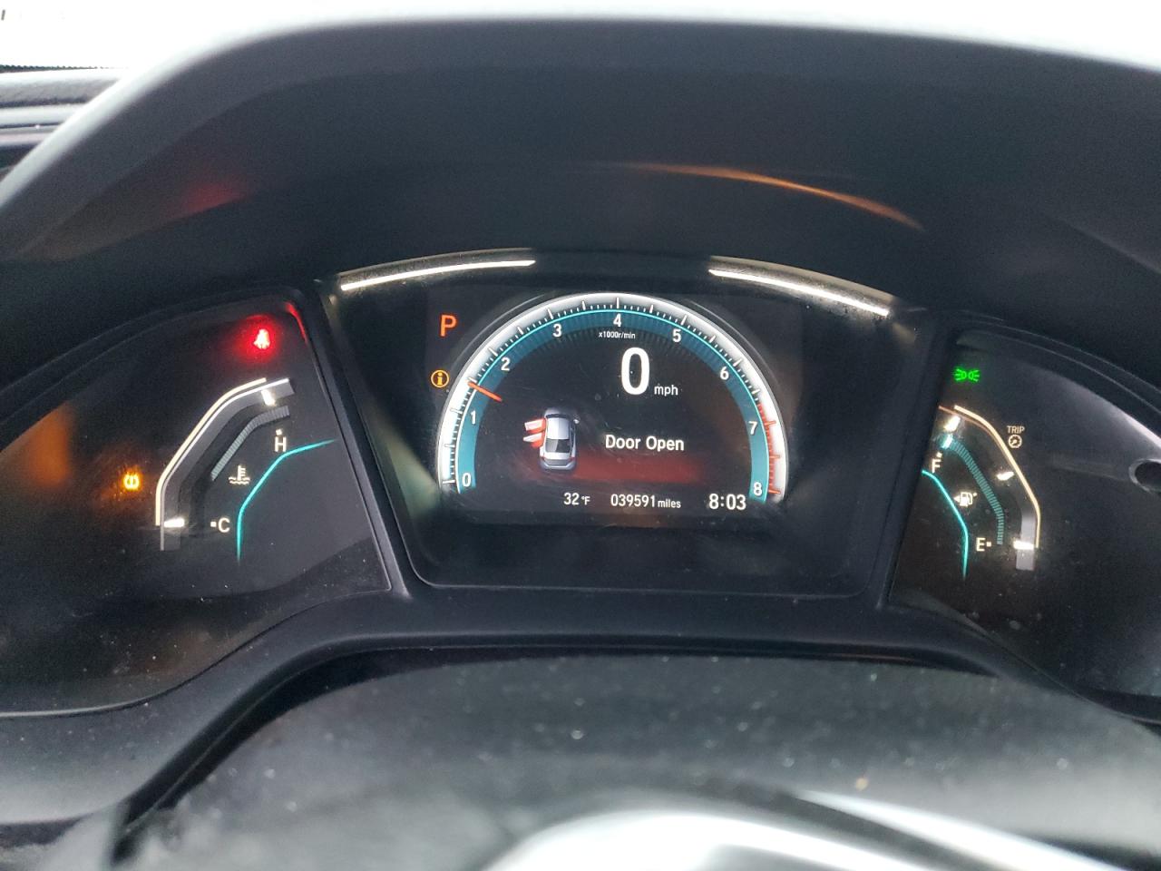 2019 Honda Civic VIN 19XFC2F67KE208847 Copart auction photo, rear end damage thumbnail 9