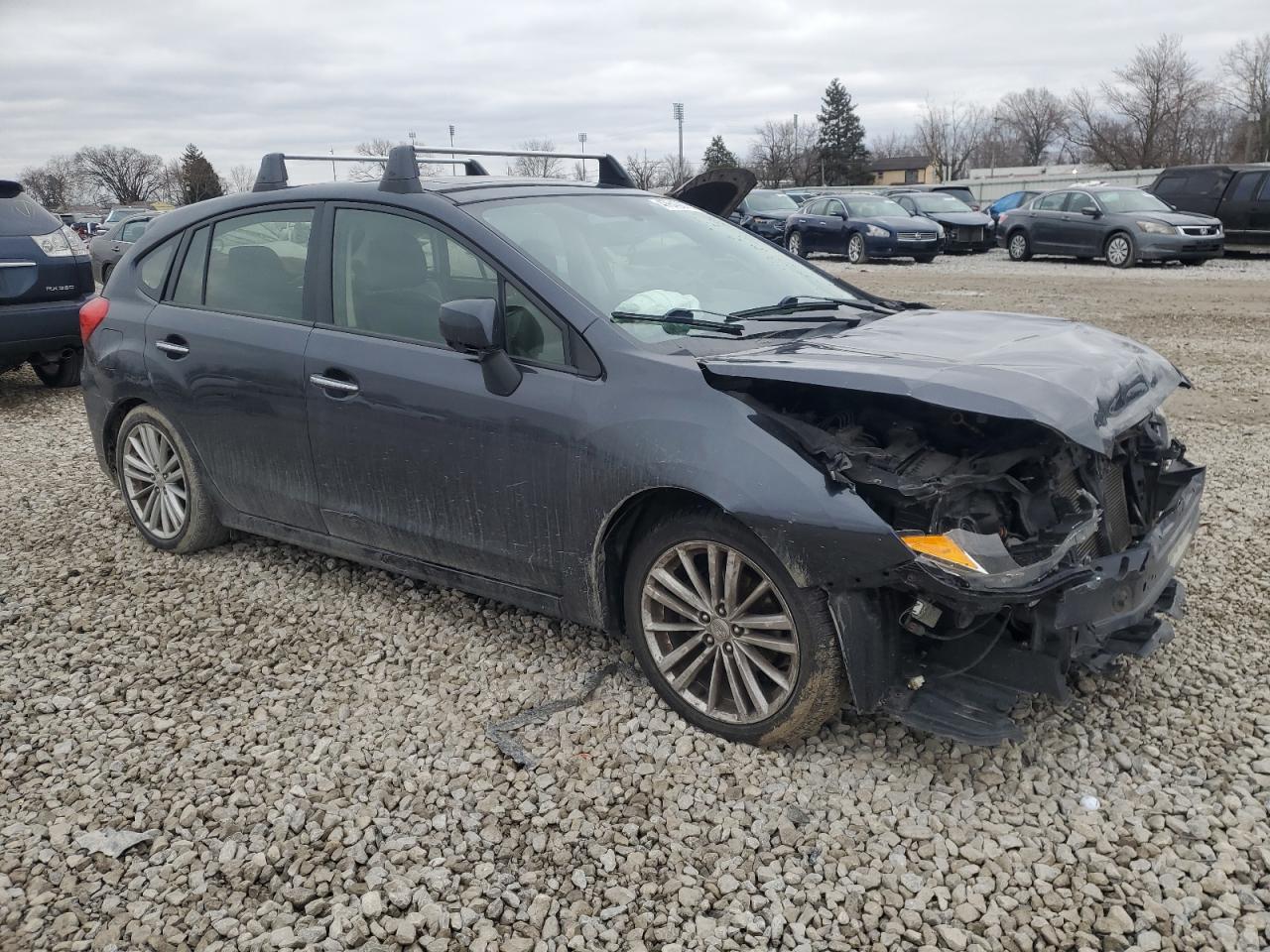 2013 Subaru Impreza VIN JF1GPAH63D2843831 Copart auction photo, front end damage thumbnail 4